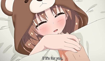 Big brother fucks little stepsister in pajamas in hentai cartoon