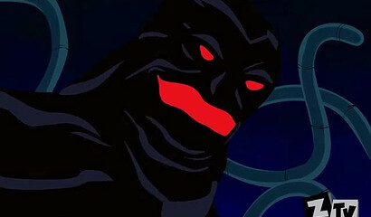 Monster tentacles fuck Raven and Starfire from Teen Titans in all their holes