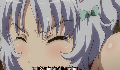 Sex slave turns into a doggie fucking her hentai master