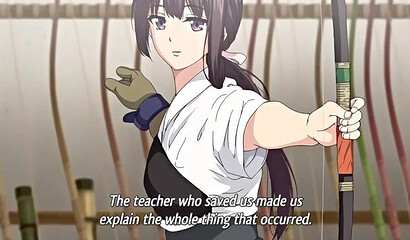 Cuckold guy shoots group hentai porn with stepsisters