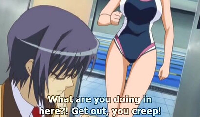 Horny schoolboy with hypno-gun fucks virgins in hentai cartoon