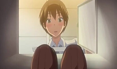 Sexy hentai schoolgirl forced a classmate into a threesome