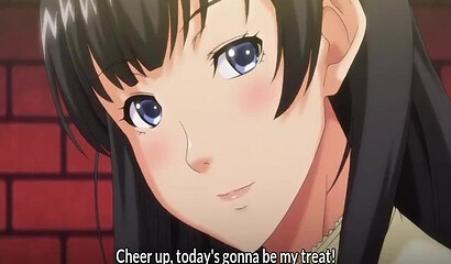 Ugly man from hentai cartoon forced his neighbor to cheat on her husband