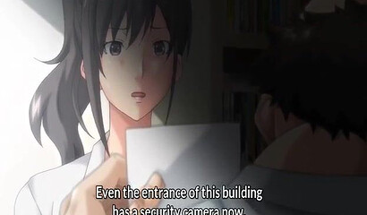 Ugly man from hentai cartoon forced his neighbor to cheat on her husband