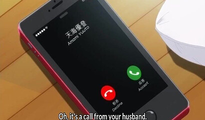 Ugly man from hentai cartoon forced his neighbor to cheat on her husband