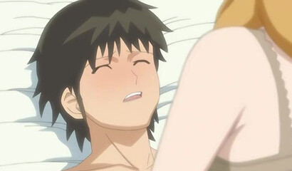 Excited hentai milf has sex with her son's classmate