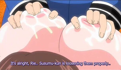 Hypnotized hentai schoolgirls participate in a sex orgy at school