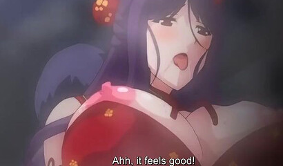 Fantastic milfs with big tits enjoy sex in hentai cartoon