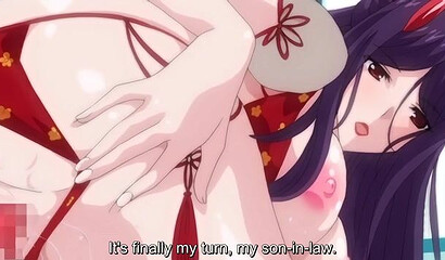 Fantastic milfs with big tits enjoy sex in hentai cartoon