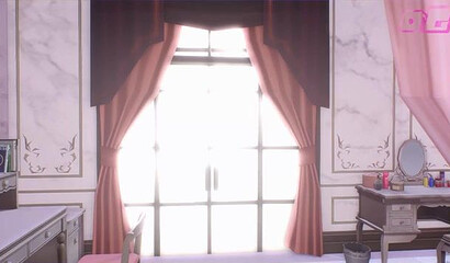 Rich girl with a futanari dick in a 3D cartoon fucks a small femboy in the ass