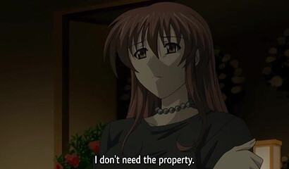 Grieving widow in hentai porn cartoon have threesome in cemetery