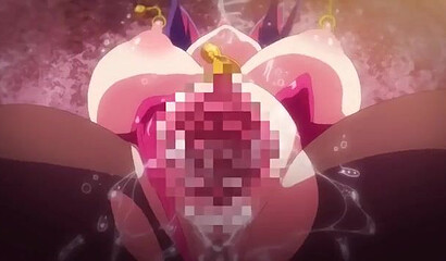 Schoolgirl slave girl in hentai cartoon fucks two ugly men