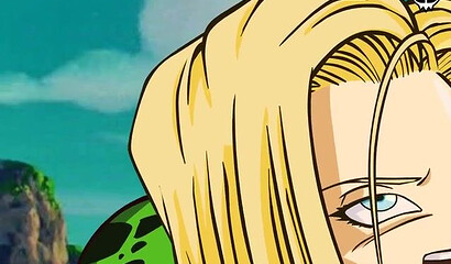 Monster with a cock tail fucks Android 18 in Dragon Ball Z parody