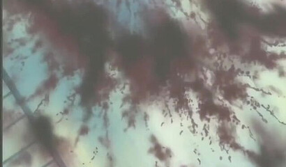 Demon with long tentacles abuses hentai girl's holes