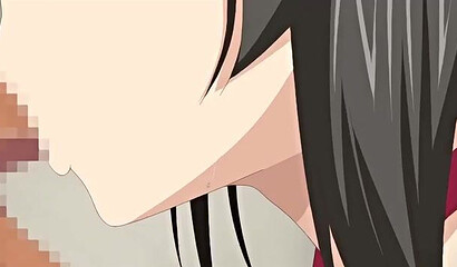 Hentai cartoon schoolboy sees girls through Succubus 2.0 app