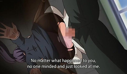 Perverted hypnotist in hentai cartoon fucks pregnant girl in the shower