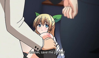 Perverted hypnotist in hentai cartoon fucks pregnant girl in the shower