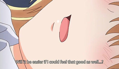 Perverted hypnotist in hentai cartoon fucks pregnant girl in the shower