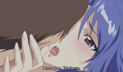 Perverted stepson from hentai cartoon makes stepmother suck and fuck him