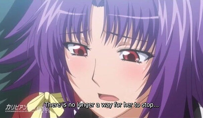 A teacher hypnotized and fucked a pregnant hentai schoolgirl on stage