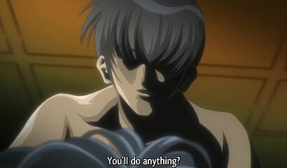 The tentacles of the scary monster penetrate deep into all the holes of the hentai tinka