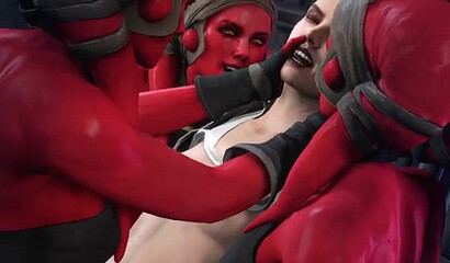 Sith girls with futunari dicks fuck Rey in Star Wars XXX parody