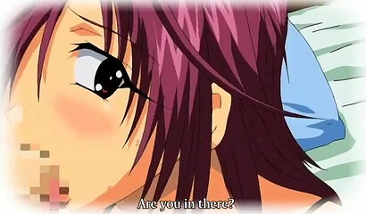 Slutty anime schoolgirl enjoys sex with teacher and classmate