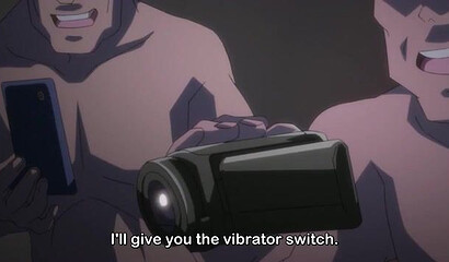 Adult men make hentai porn videos with schoolgirl double fucking