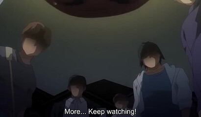 Submissive schoolgirl from hentai cartoon publicly fucks her teacher