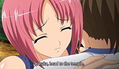 Violent group sex in the village with young hentai schoolgirls