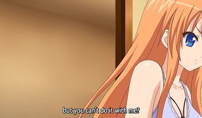 Lucky guy has sex with three hentai hotties and cum on their faces