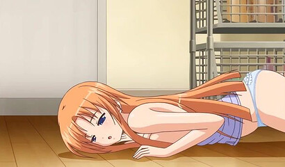 Lucky guy has sex with three hentai hotties and cum on their faces