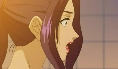 Final group sex of hentai cartoon hero with wife, mom and sister