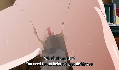 Fat blackmailer teacher forces to fuck a young hentai schoolgirl