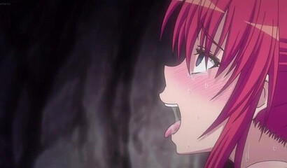 Parasite worms and monster tentacles penetrate busty girl's holes