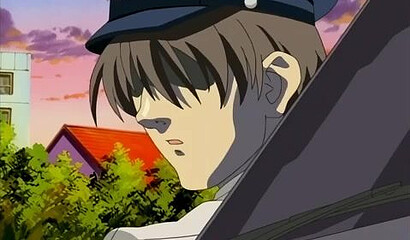 Cunning cab driver blackmails young hentai schoolgirls by demanding a threesome