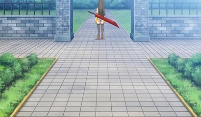 Bunny girl from anime porn cartoon fucks man after pylon dance