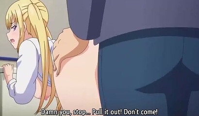 The horny dad from the hentai cartoon took his young daughter's virginity