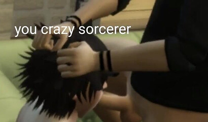 A gay couple has anal sex in a cartoon parody of the Sims 3 game.