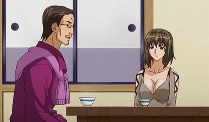 Country men in a hentai cartoon rape a schoolgirl during the ritual