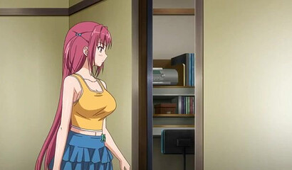 Two young sisters shared a friend's cock in a threesome