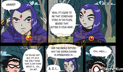 Teen Titans - Boy Wonder Fuck raven in the ass.