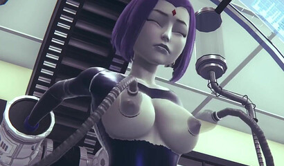 Raven fell in Cyborg's trap