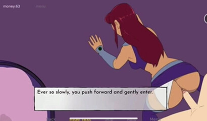 Starfire gets a MASSIVE Creampie by Robin! Teen Titans