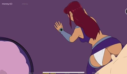 Starfire gets a MASSIVE Creampie by Robin! Teen Titans