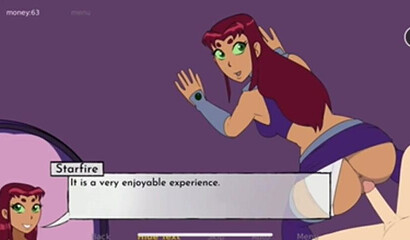 Starfire gets a MASSIVE Creampie by Robin! Teen Titans