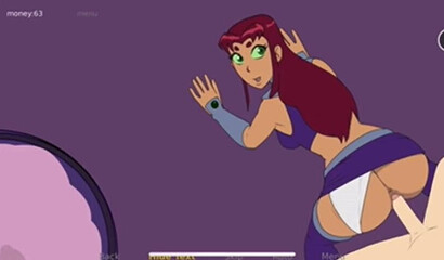Starfire gets a MASSIVE Creampie by Robin! Teen Titans