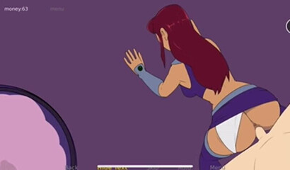 Starfire gets a MASSIVE Creampie by Robin! Teen Titans