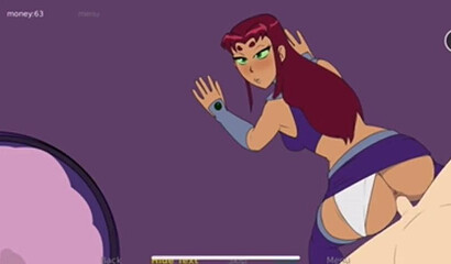 Starfire gets a MASSIVE Creampie by Robin! Teen Titans
