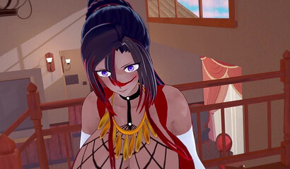 Konosuba: Futa Darkness & Futa Sylvia teases you | Taker POV